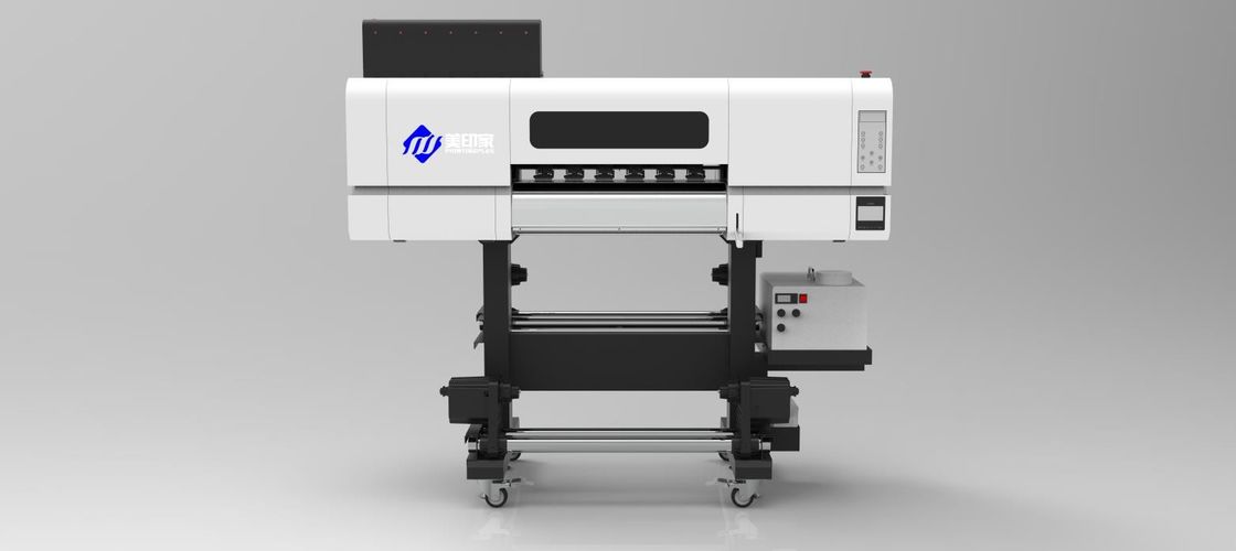 1800 DPI Roller Heating DTF UV Printer with 1500ml UV Ink for CMYK White Printing