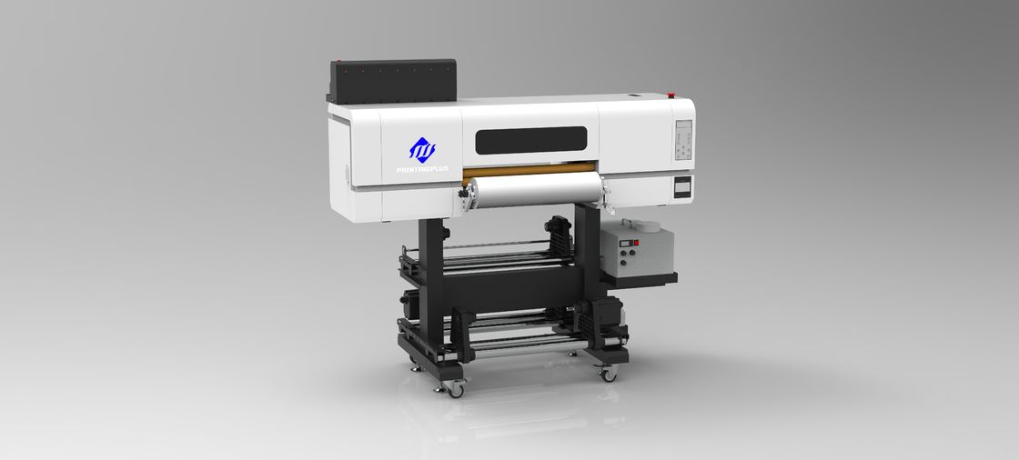 1800 DPI Roller Heating DTF UV Printer with 1500ml UV Ink for CMYK White Printing