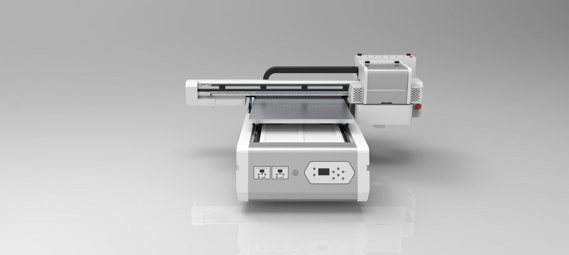 White Ink THK Linear Guide Rail UV Flatbed Printer For Print Area Up To 600x900 MM