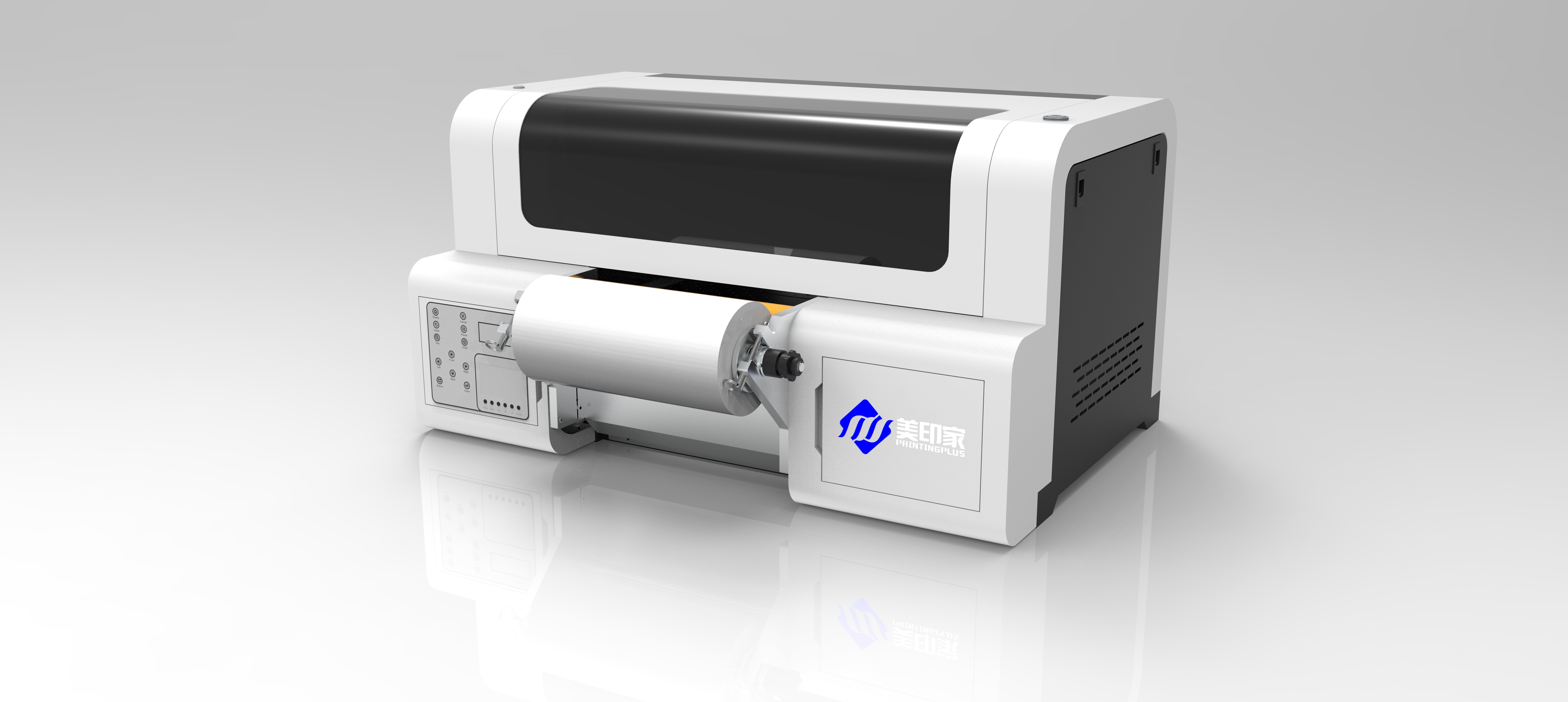 Multi Color Ink DTF UV Printer With Roller Heating System And Maintop6 ...