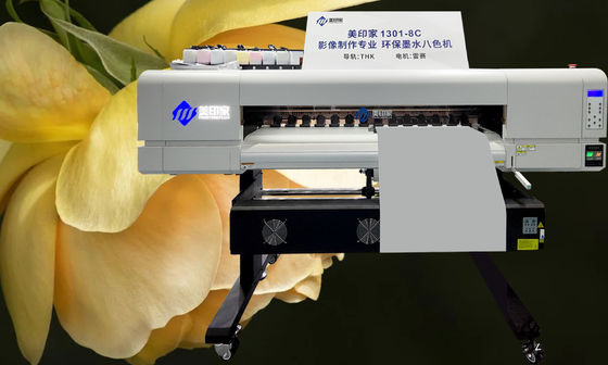 Indoor ECO Solvent Printer 2485X955X1573MM Media Thickness 1.5mm To 6mm Adjustable
